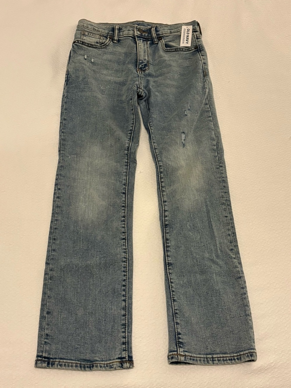 Old Navy Denim Blue Jeans Straight NWT Boys SIZE 12